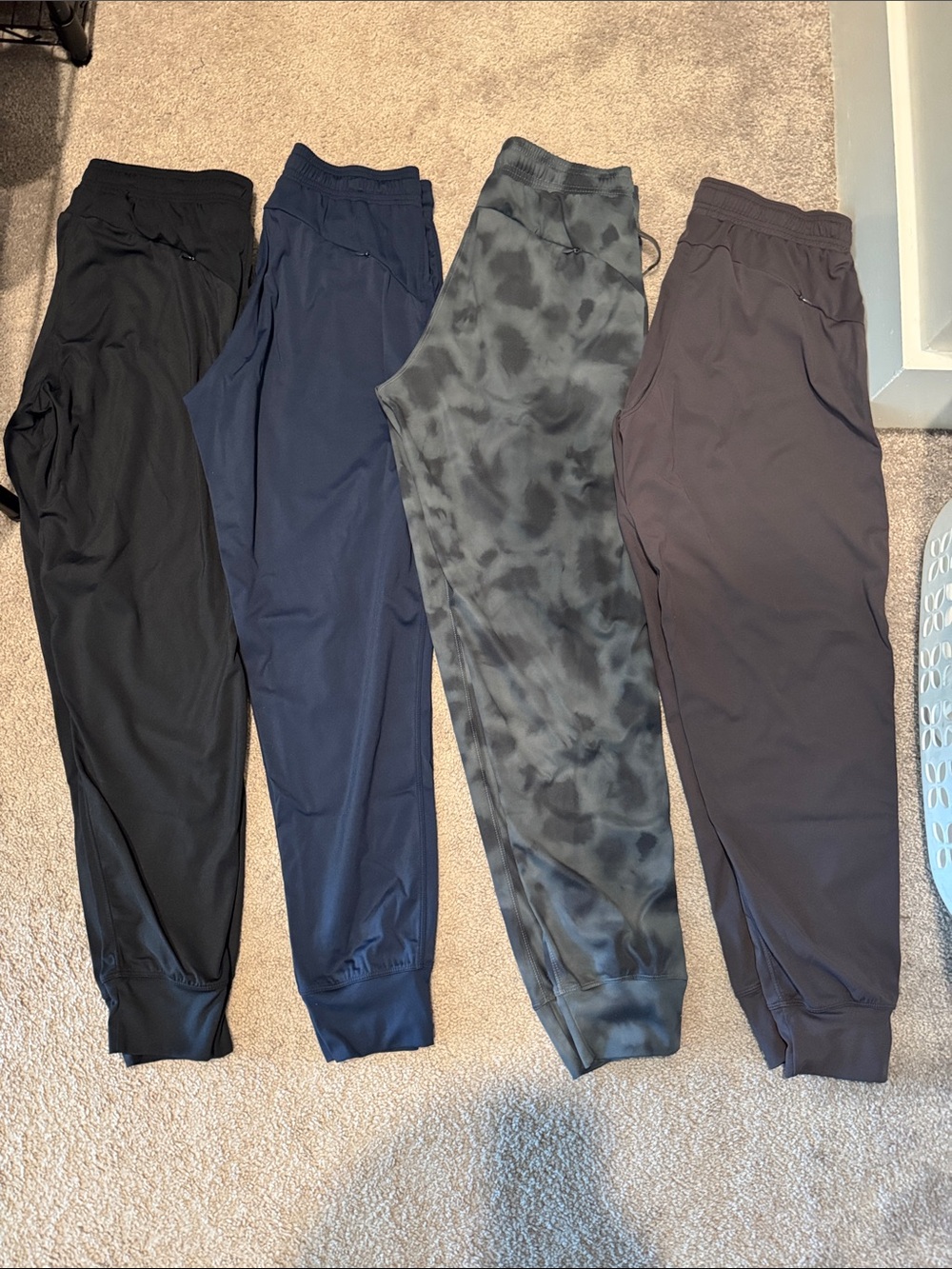 Bundle of Women’s Oakla Joggers - Black, Navy, Gray Tie-Dye, Charcoal